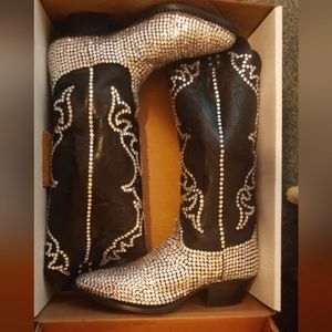 Swarovski Crystal Justin Boots